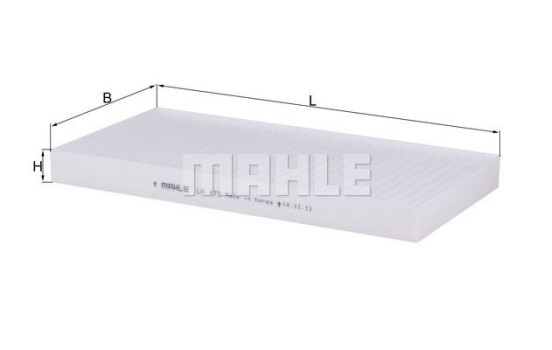 Filtre, air de l'habitacle LA 473 Mahle, Image 2