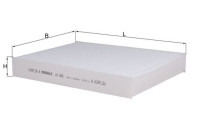 Filtre, air de l'habitacle LA 686 Mahle