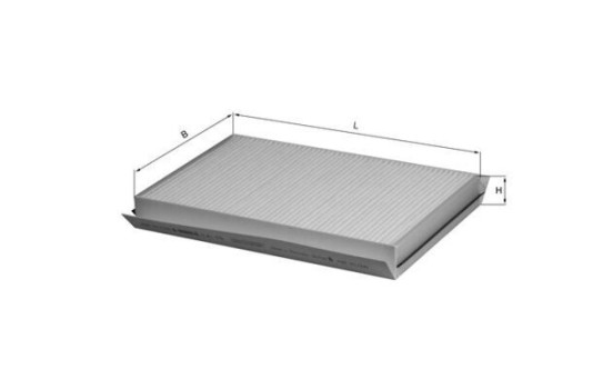 Filtre, air de l'habitacle LA 79 Mahle, Image 2