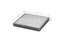 Filtre, air de l'habitacle LA 84 Mahle