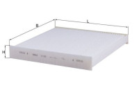Filtre, air de l'habitacle LA 859 Mahle
