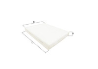 Filtre, air de l'habitacle LA 877 Mahle