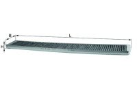 Filtre, air de l'habitacle LAK 102 Mahle