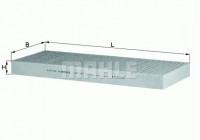Filtre, air de l'habitacle LAK 167 Mahle