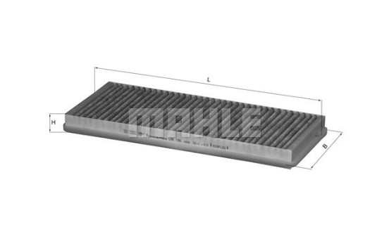 Filtre, air de l'habitacle LAK 196 Mahle