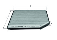 Filtre, air de l'habitacle LAK 23 Mahle