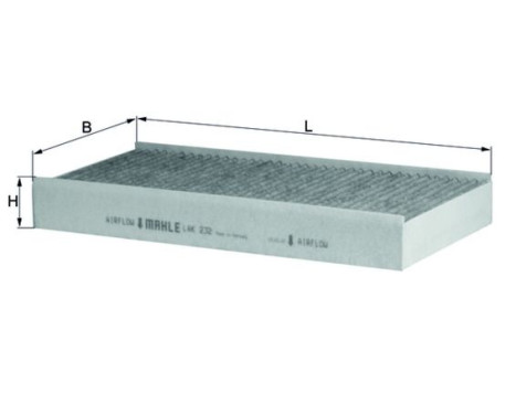 Filtre, air de l'habitacle LAK 232 Mahle, Image 2