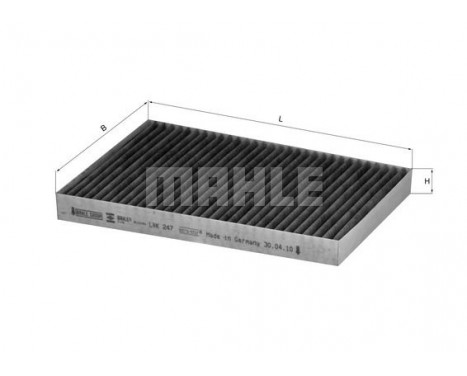 Filtre, air de l'habitacle LAK 247 Mahle