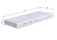 Filtre, air de l'habitacle LAK 289 Mahle