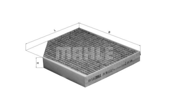 Filtre, air de l'habitacle LAK 386 Mahle