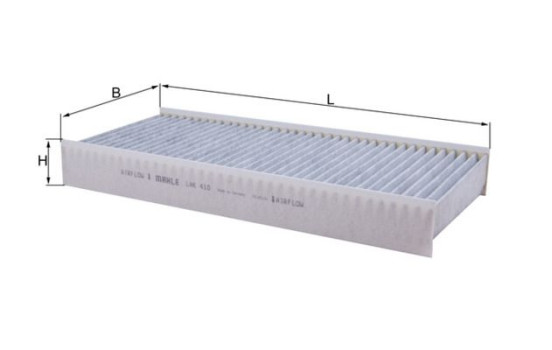 Filtre, air de l'habitacle LAK 410 Mahle, Image 2