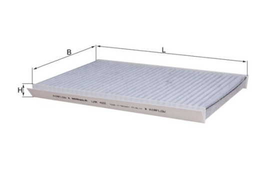 Filtre, air de l'habitacle LAK 422 Mahle