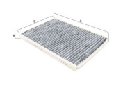 Filtre, air de l'habitacle LAK 441 Mahle