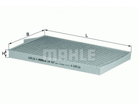 Filtre, air de l'habitacle LAK 469 Mahle