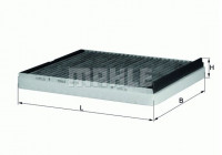 Filtre, air de l'habitacle LAK 74 Mahle