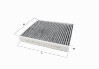 Filtre, air de l'habitacle LAK 809 Mahle