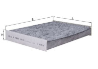 Filtre, air de l'habitacle LAK 891 Mahle