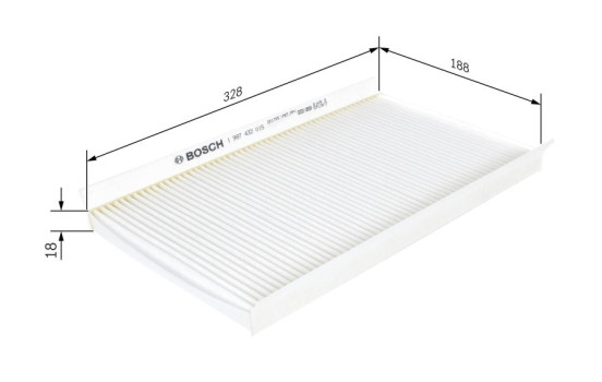 Filtre, air de l'habitacle M2015 Bosch, Image 5