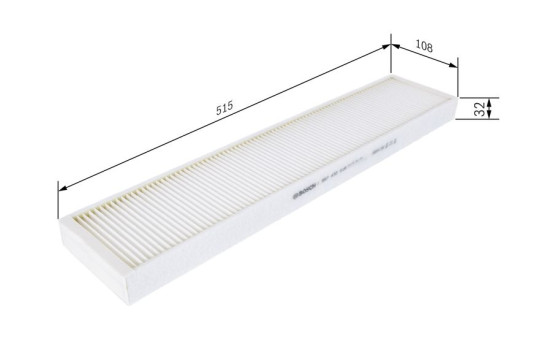 Filtre, air de l'habitacle M2018 Bosch, Image 5