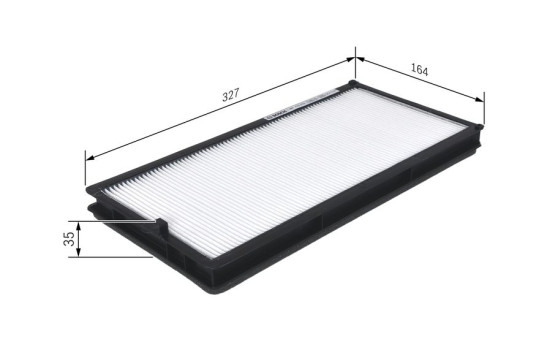 Filtre, air de l'habitacle M2032 Bosch, Image 5
