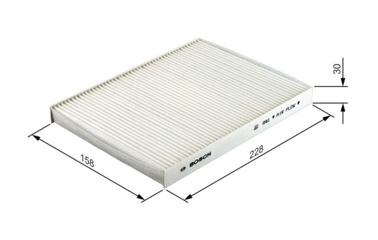 Filtre, air de l'habitacle M2039 Bosch, Image 9