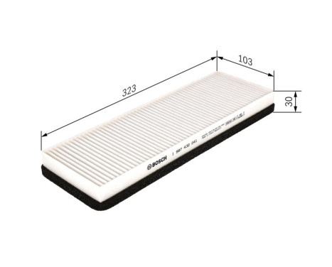 Filtre, air de l'habitacle M2041 Bosch, Image 9