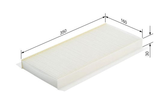 Filtre, air de l'habitacle M2045 Bosch, Image 5