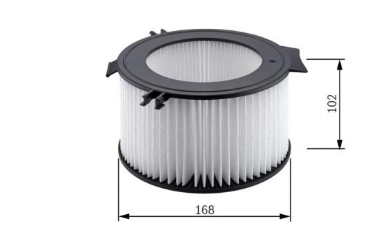 Filtre, air de l'habitacle M2056 Bosch, Image 6