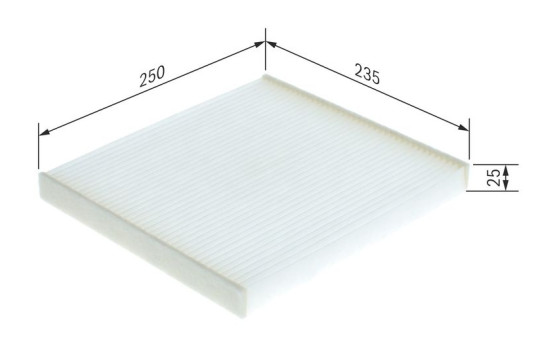 Filtre, air de l'habitacle M2065 Bosch, Image 9