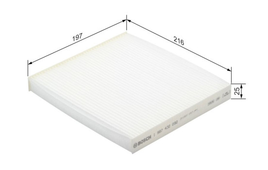 Filtre, air de l'habitacle M2092 Bosch, Image 5