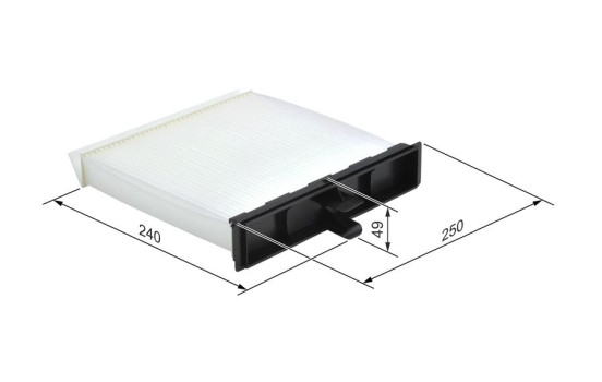 Filtre, air de l'habitacle M2094 Bosch, Image 5