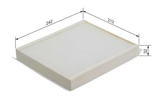 Filtre, air de l'habitacle M2111 Bosch, Image 5