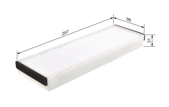 Filtre, air de l'habitacle M2122 Bosch, Image 5