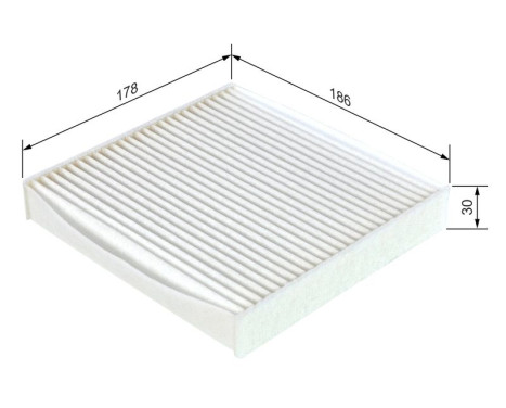 Filtre, air de l'habitacle M2173 Bosch, Image 9