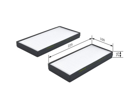 Filtre, air de l'habitacle M2176 Bosch, Image 9