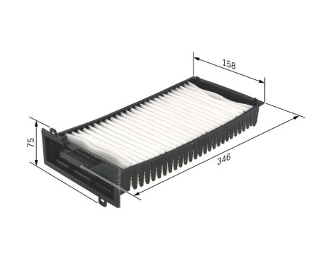 Filtre, air de l'habitacle M2198 Bosch, Image 9