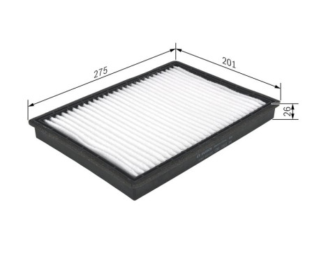 Filtre, air de l'habitacle M2222 Bosch, Image 9