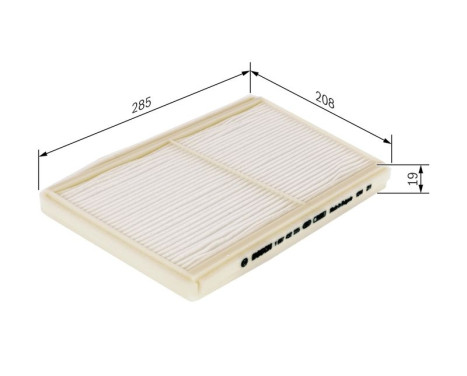 Filtre, air de l'habitacle M2225 Bosch, Image 9