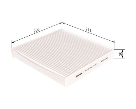 Filtre, air de l'habitacle M2234 Bosch, Image 9