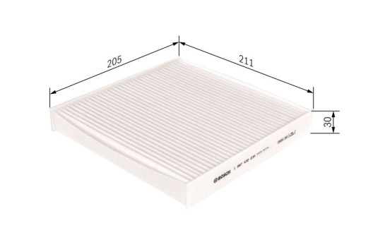 Filtre, air de l'habitacle M2234 Bosch, Image 5