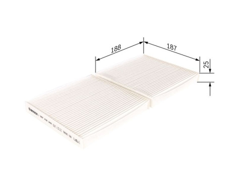 Filtre, air de l'habitacle M2242 Bosch, Image 9