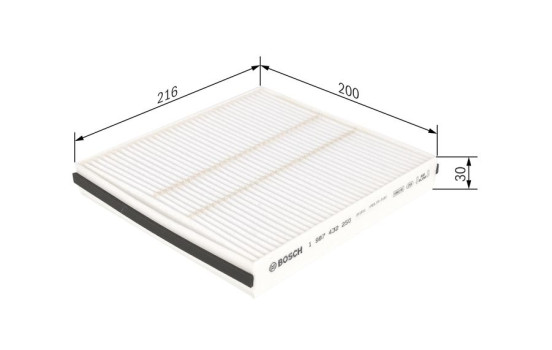 Filtre, air de l'habitacle M2250 Bosch, Image 7