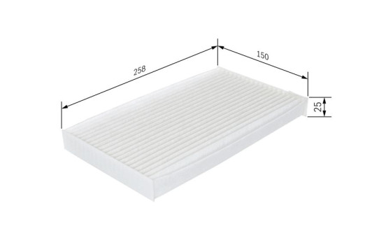 Filtre, air de l'habitacle M2267 Bosch, Image 5