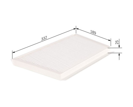 Filtre, air de l'habitacle M2270 Bosch, Image 9