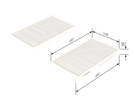 Filtre, air de l'habitacle M2278 Bosch, Image 9