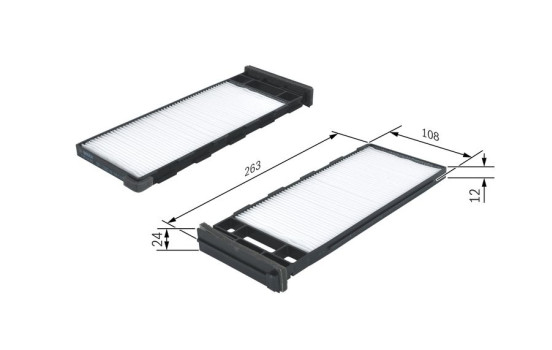 Filtre, air de l'habitacle M5006 Bosch, Image 5