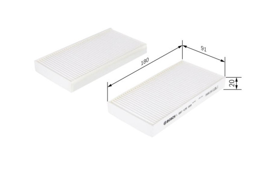 Filtre, air de l'habitacle M5008 Bosch, Image 7