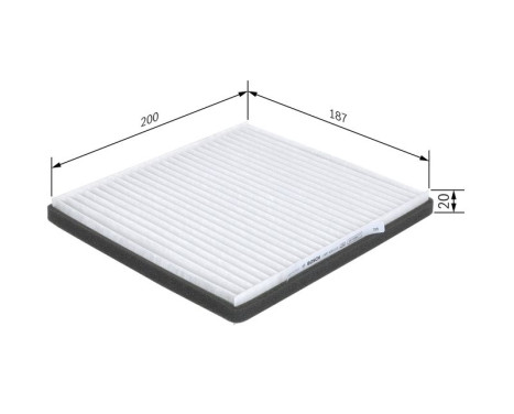 Filtre, air de l'habitacle M5013 Bosch, Image 9