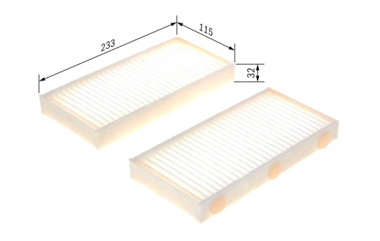 Filtre, air de l'habitacle M5046 Bosch, Image 9