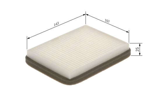 Filtre, air de l'habitacle M5052 Bosch, Image 5